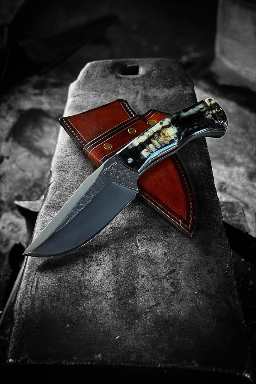 Le Crevard - Couteau forgé Noar Forge